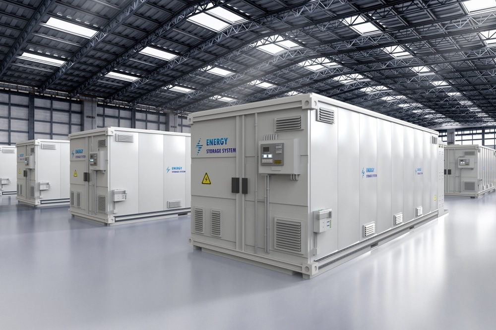 3d,Rendering,Energy,Storage,System,Or,Battery,Container,Units,In